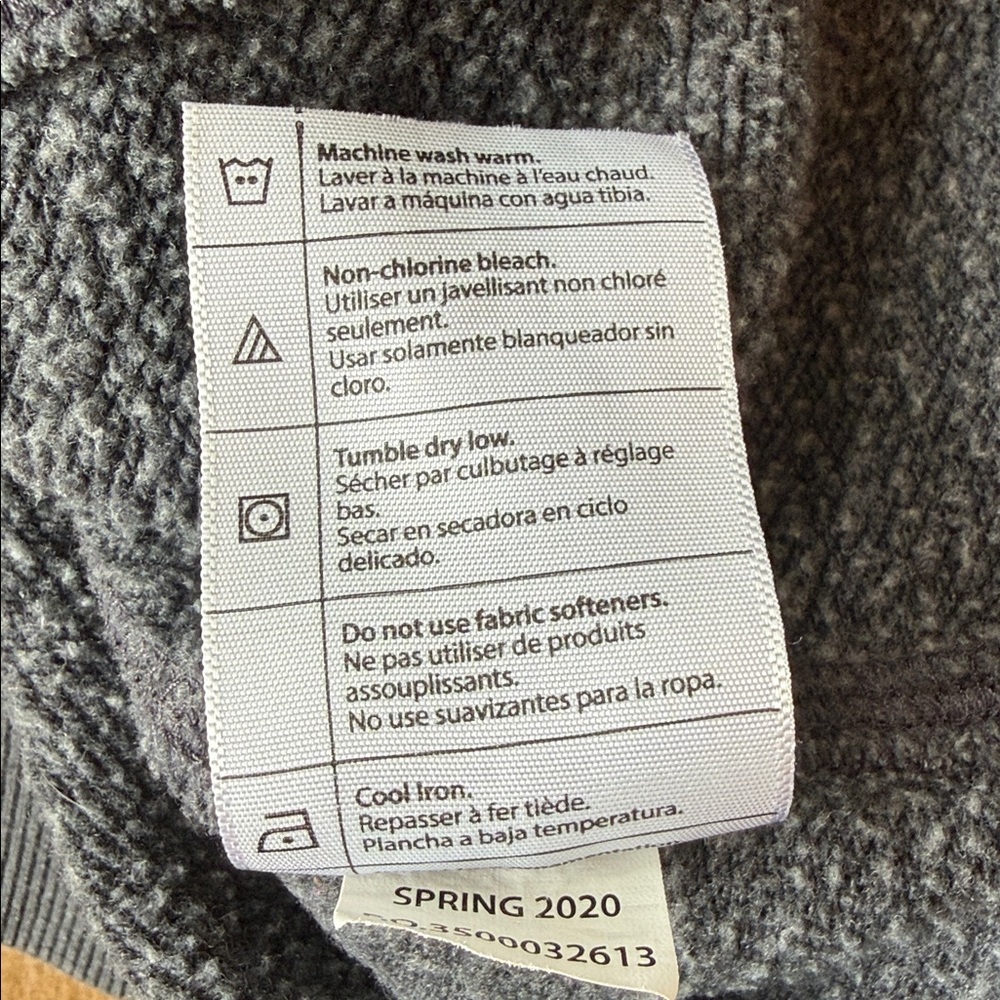 Carhartt Dark Gray Pullover Hoodie with White Logo Size Medium - Picture 11 of 11